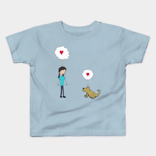 DOG LOVE Kids T-Shirt